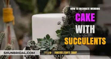 Create a Stunning Wedding Cake with Succulent Decor