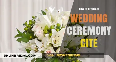 Elegant Wedding Ceremony Site Decor: Creative Tips for a Magical Ambiance