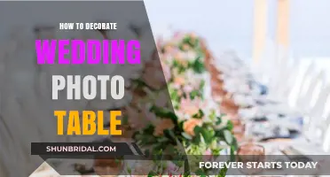 Wedding Photo Table: Creative Display Ideas