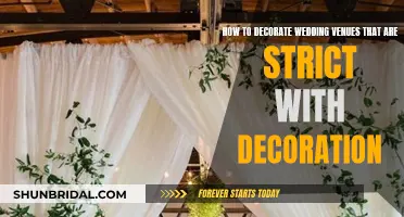 Creative Ways to Decorate Strict Wedding Venues