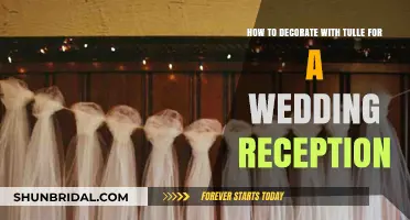 Tulle Wedding Decor: Creative Ways to Celebrate in Style