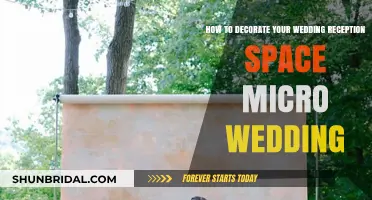 Decorating Your Micro Wedding Reception Space