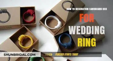 Creative Ways to Decorate a Wedding Ring Box