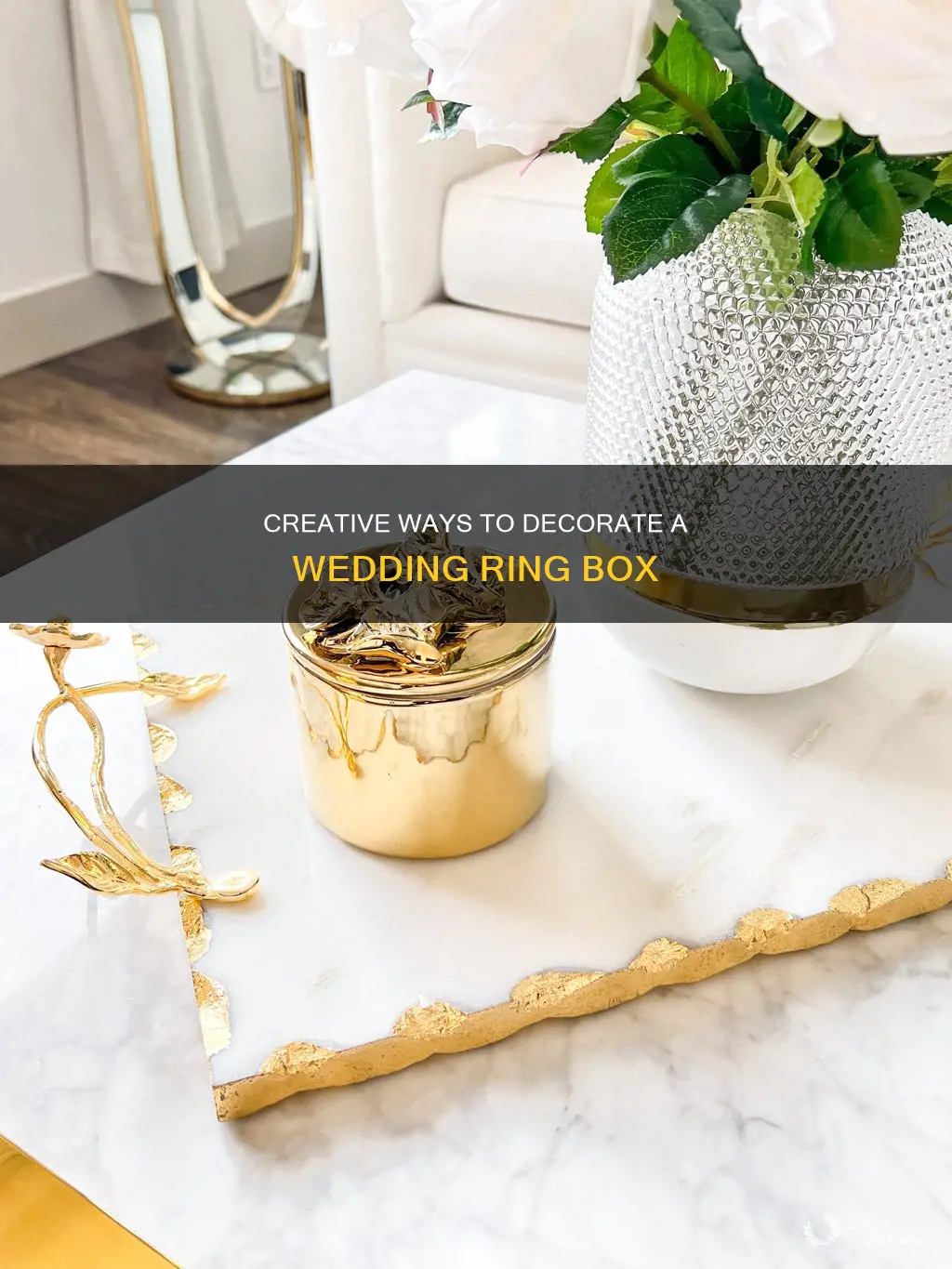 how to decoration cardboard box for wedding ring
