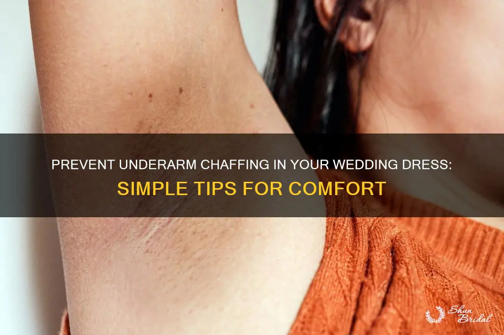 how to decrease chaffing underarms wedding dreas