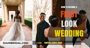 Capturing the Magic: How to Describe a First Look Wedding