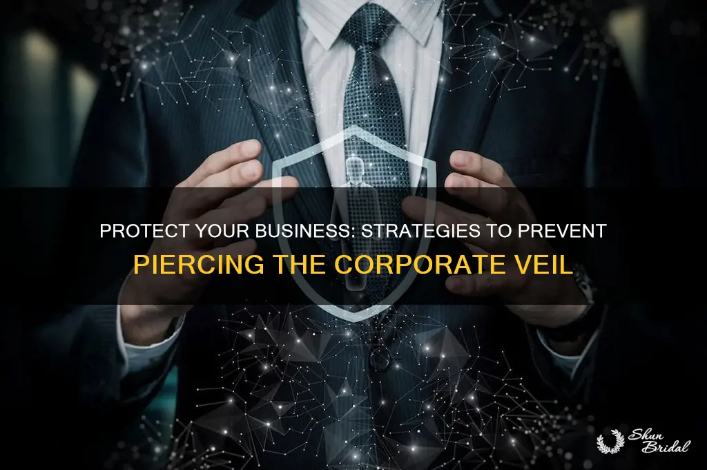 how to defend against piercing the corporate veil