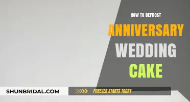 Defrosting Your Anniversary Wedding Cake: Tips for Perfect Preservation