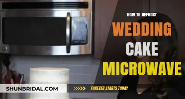 Quickly Thaw Your Wedding Cake: Microwave Tips for a Fresh Slice