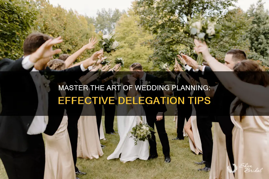 how to delegate wedding planning