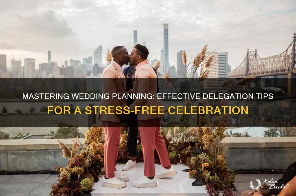 how to delegate wedding tasks