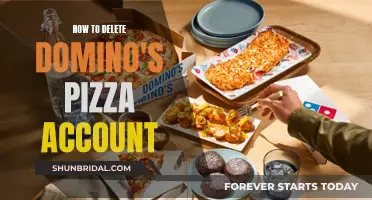 Deleting Domino's Pizza Account: A Step-by-Step Guide