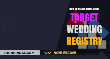 Easy Steps to Delete Items from Your Target Wedding Registry