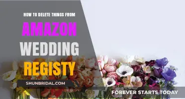 Effortlessly Remove Items from Your Amazon Wedding Registry: A Guide