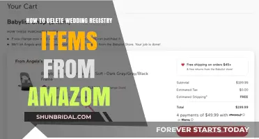 Guide to Deleting Wedding Registry Items on Amazon