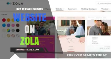 How to Delete Your Zola Wedding Website: A Step-by-Step Guide