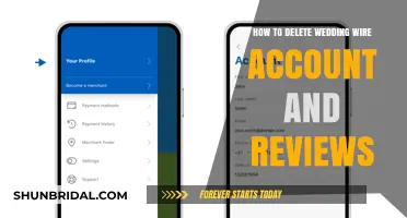How to Delete Your WeddingWire Account and Reviews Permanently