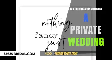 Announcing Your Intimate Wedding: A Guide to Gracious Privacy