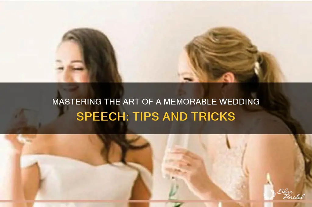 how to deliver a great wedding speech