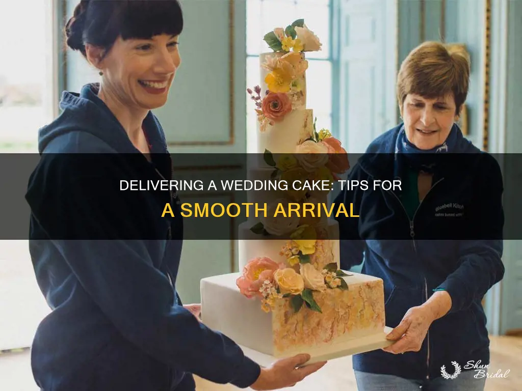 how to deliver a wedding cake