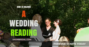 Mastering the Art of Delivering a Memorable Wedding Reading