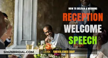 Crafting a Memorable Wedding Reception Welcome Speech