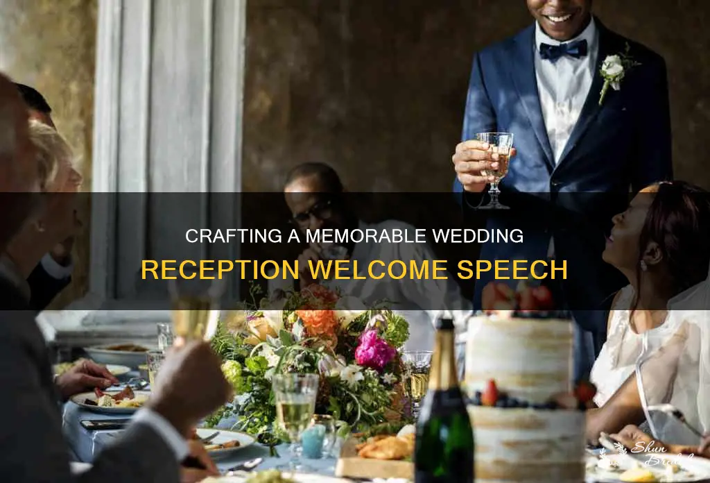 how to deliver a wedding reception welcome speech