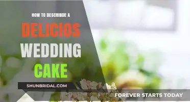 Crafting a Delicious Wedding Cake: A Guide to Delicious Descriptions