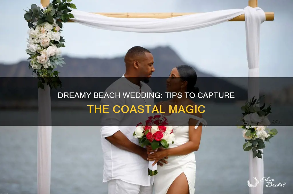 how to describe a beach wedding