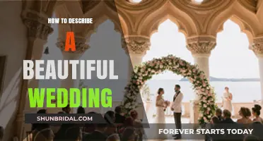 Captivating Moments: Artfully Describing a Beautiful Wedding Celebration