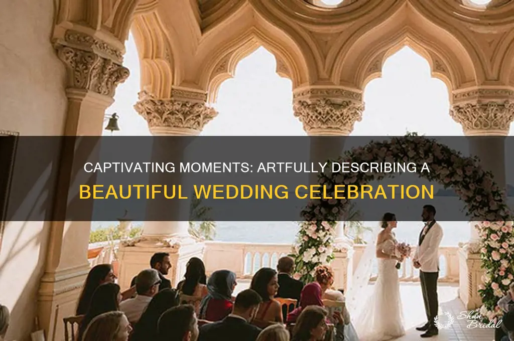 how to describe a beautiful wedding
