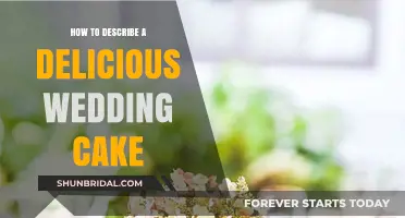 Tasty Wedding Cake: A Sensational Sensory Experience