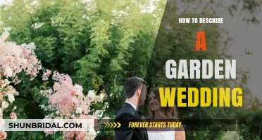 Enchanting Garden Wedding: Tips for Describing Your Floral Dream Celebration