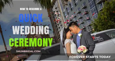 Effortless Elegance: Crafting a Simple Yet Memorable Quick Wedding Ceremony