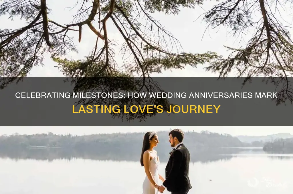 how to describe a wedding anniversary as a benchmark