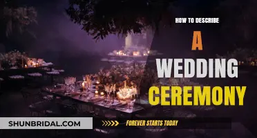 Captivating Moments: Artfully Describing the Magic of a Wedding Ceremony