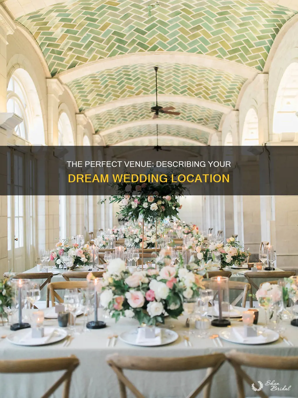 how to describe a wedding venue