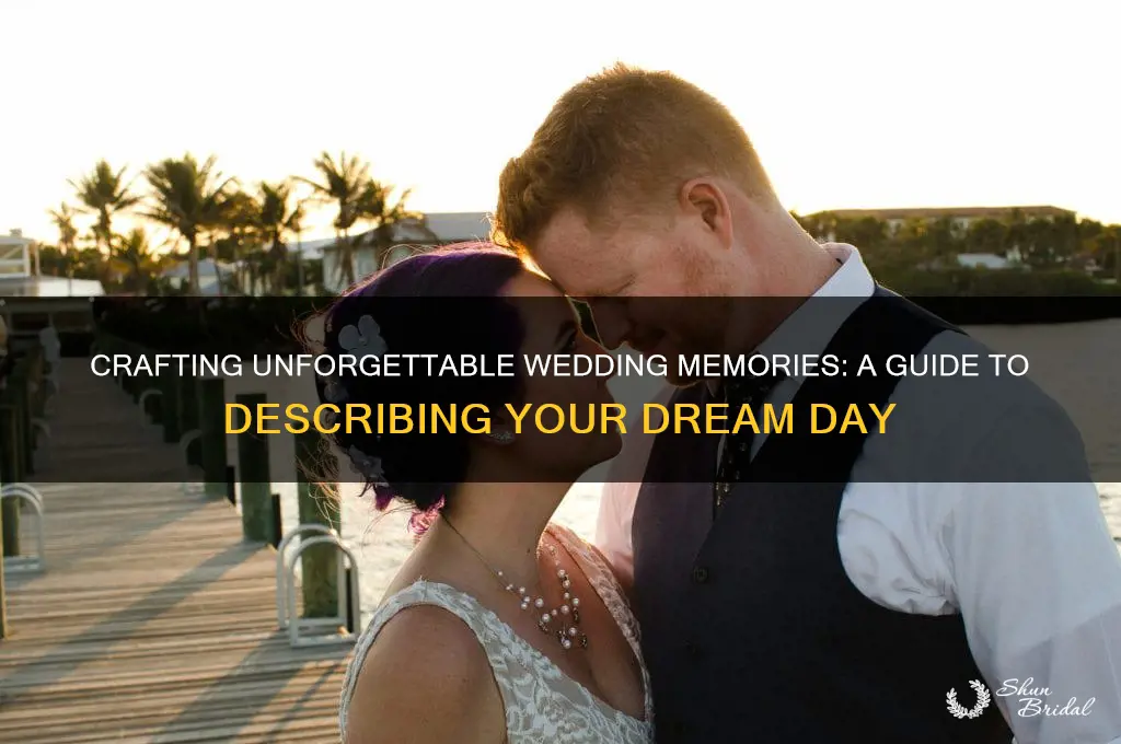 how to describe an unforgetabble wedding