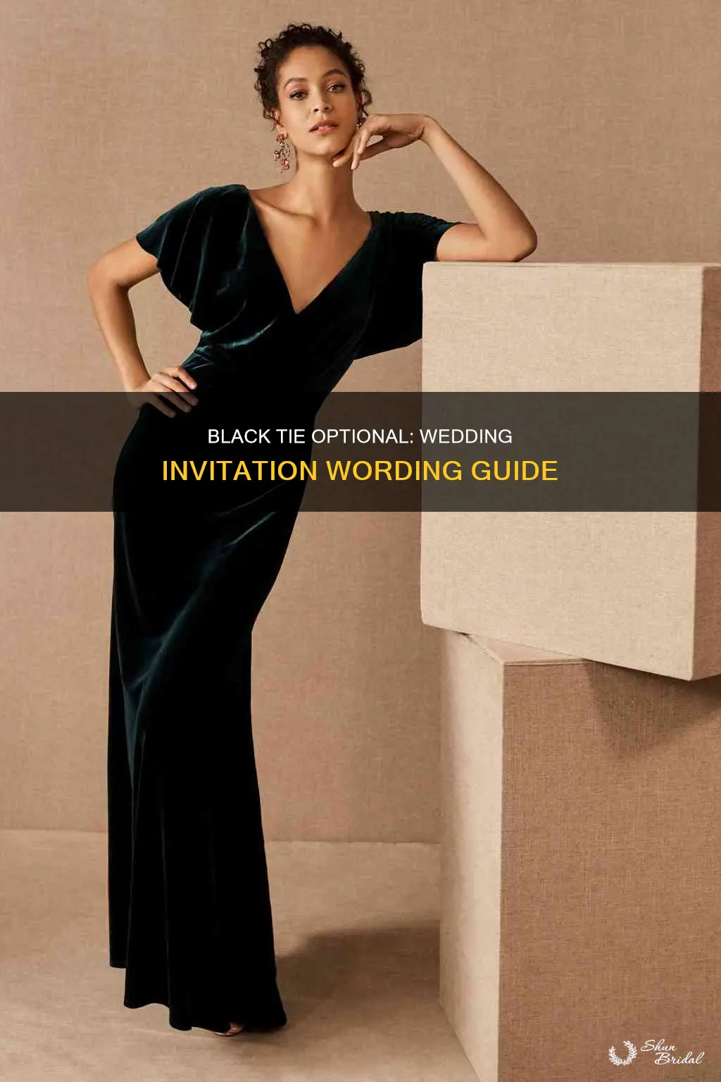 how to describe black tie optional on a wedding invitation