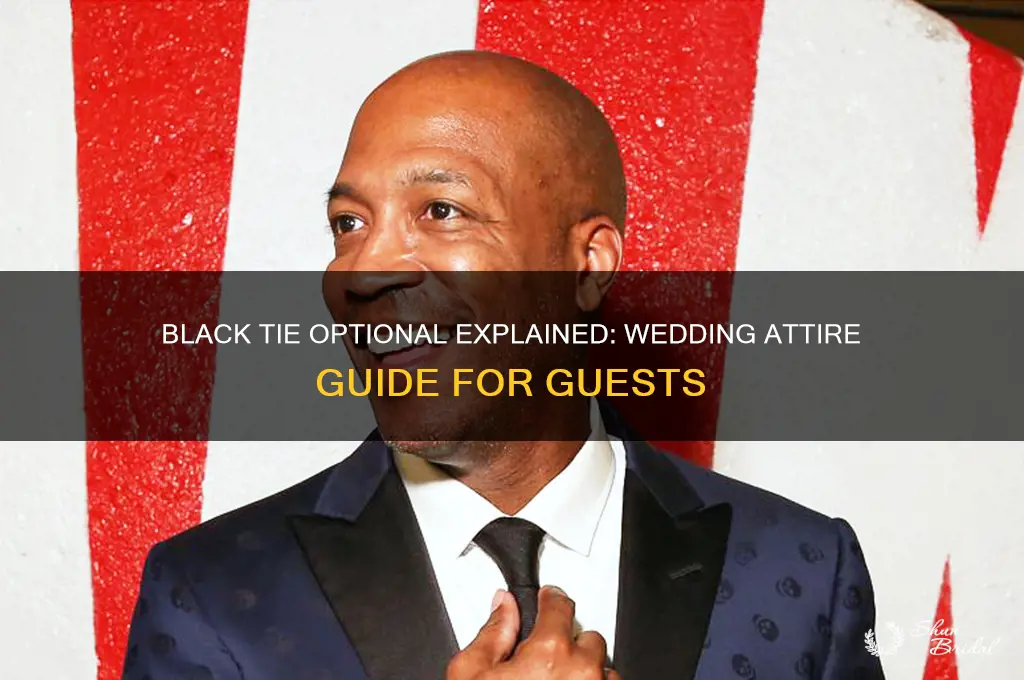 how to describe black tie optional on a wedding website
