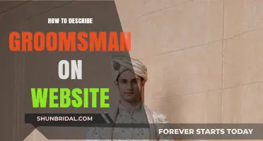 Crafting the Perfect Groomsman Description for Your Wedding Website