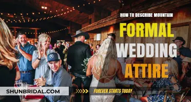Elegant Mountain Wedding Attire: A Guide to Formal Alpine Style