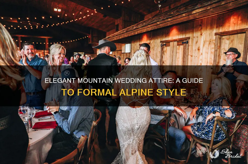 how to describe mountain formal wedding attire