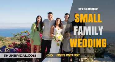 Intimate Celebrations: Crafting the Perfect Small Family Wedding Description