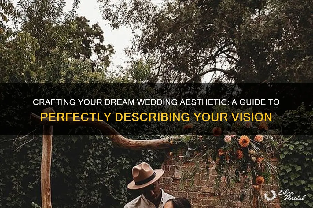 how to describe wedding aesthetic