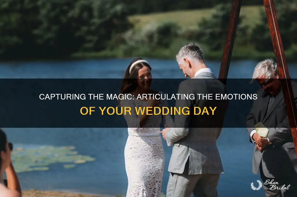 how to describe wedding day