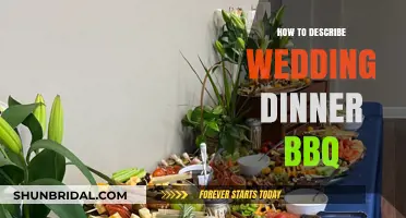 Sizzling Wedding BBQ Dinner: Tips for Describing Your Perfect Celebration