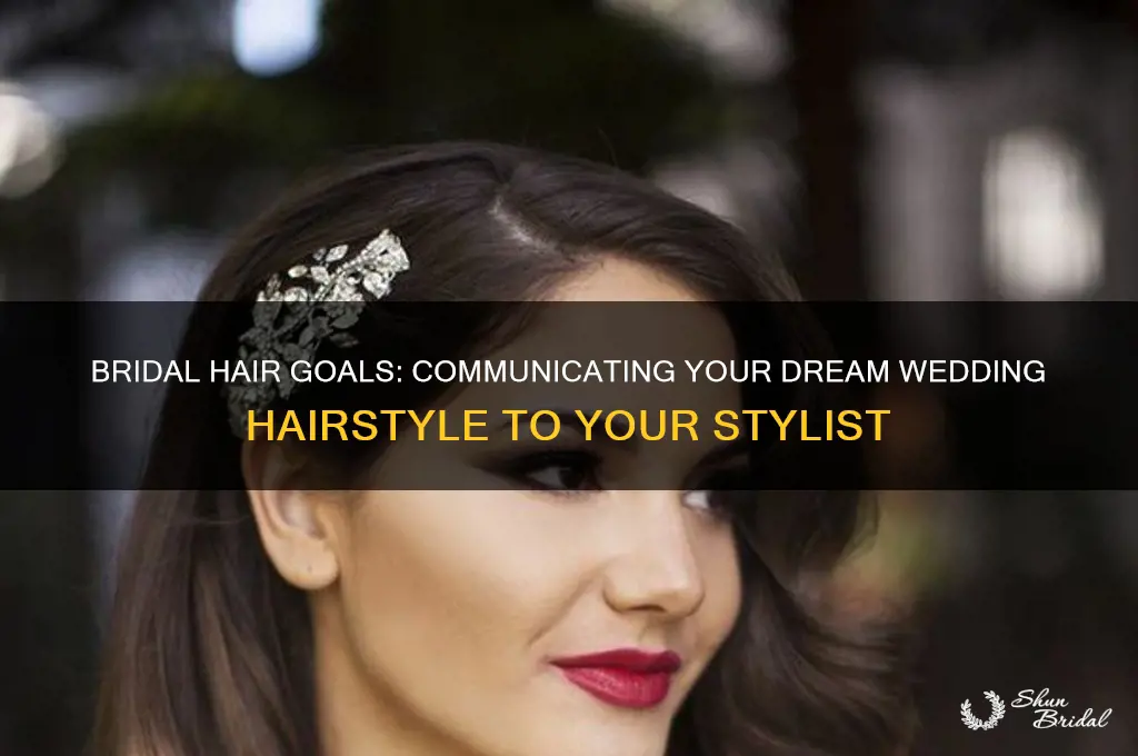 how to describe wedding hairstyles to your stylist
