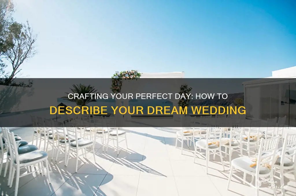 how to describe your dream wedding