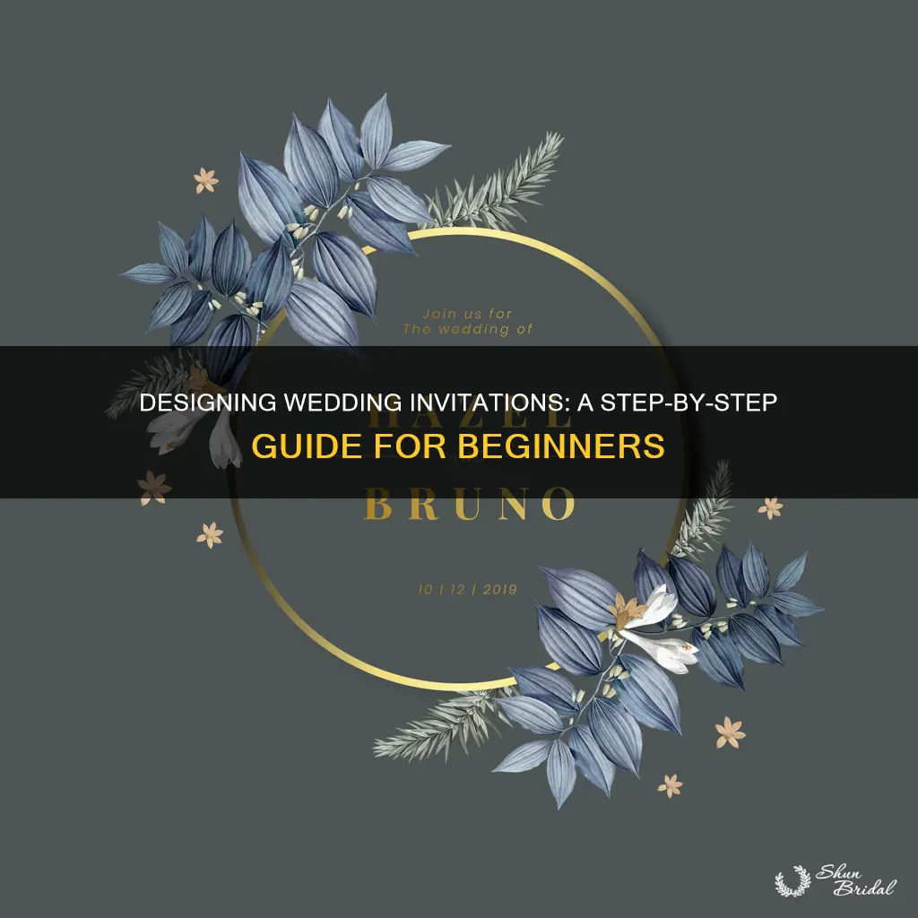 how to desgins wedding invitations